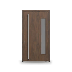 Puerta Pivotante Foliada Simil Madera